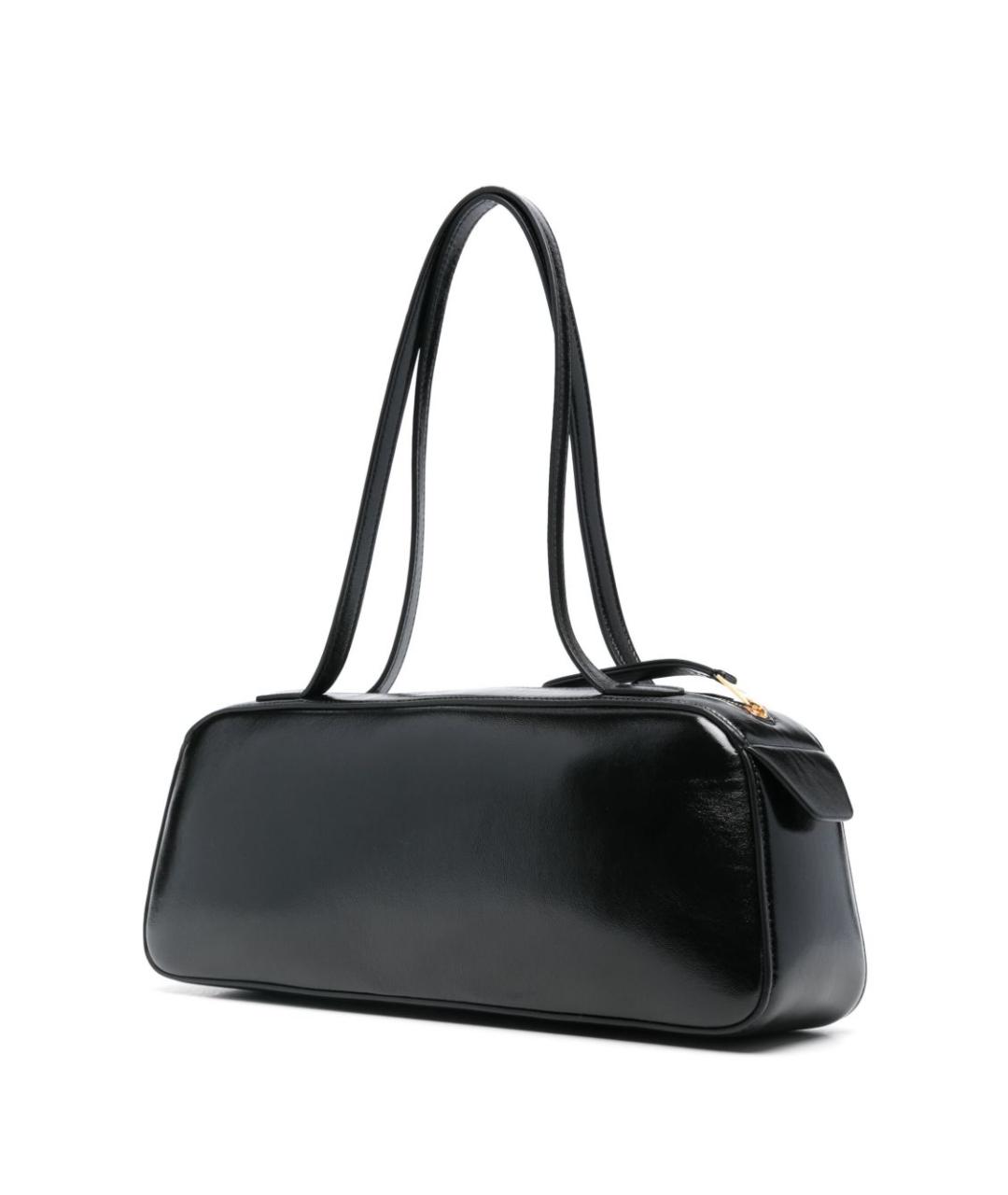 KHAITE Черная кожаная сумка через плечо, фото 4