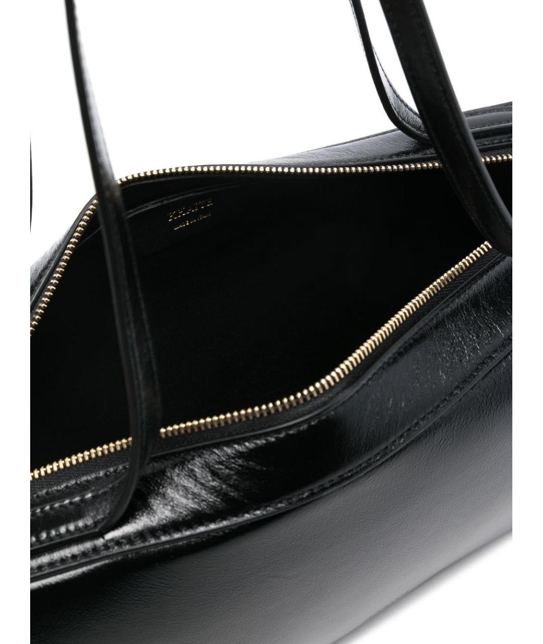 KHAITE Черная кожаная сумка через плечо, фото 3