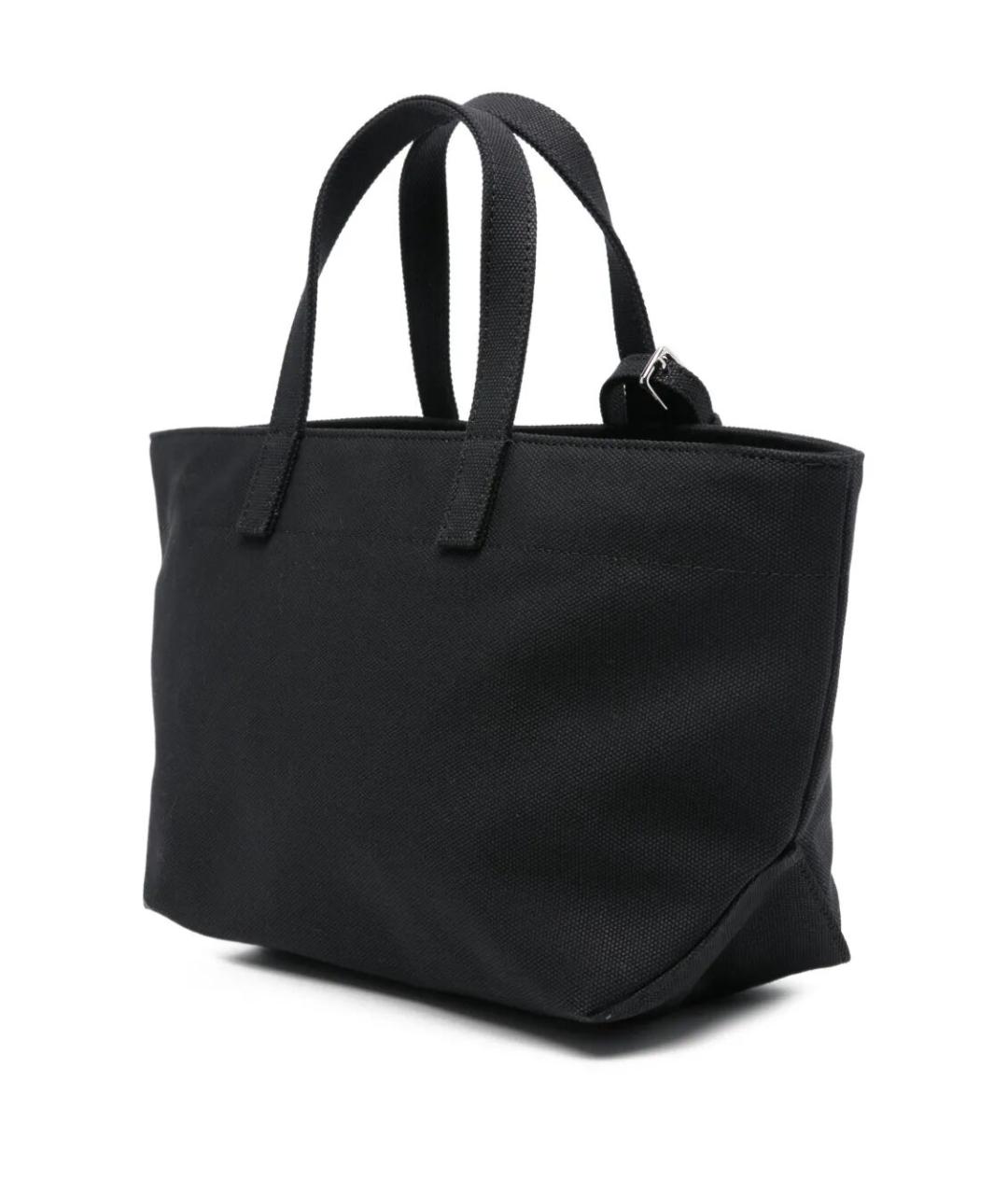 A.P.C. Черная хлопковая сумка тоут, фото 5