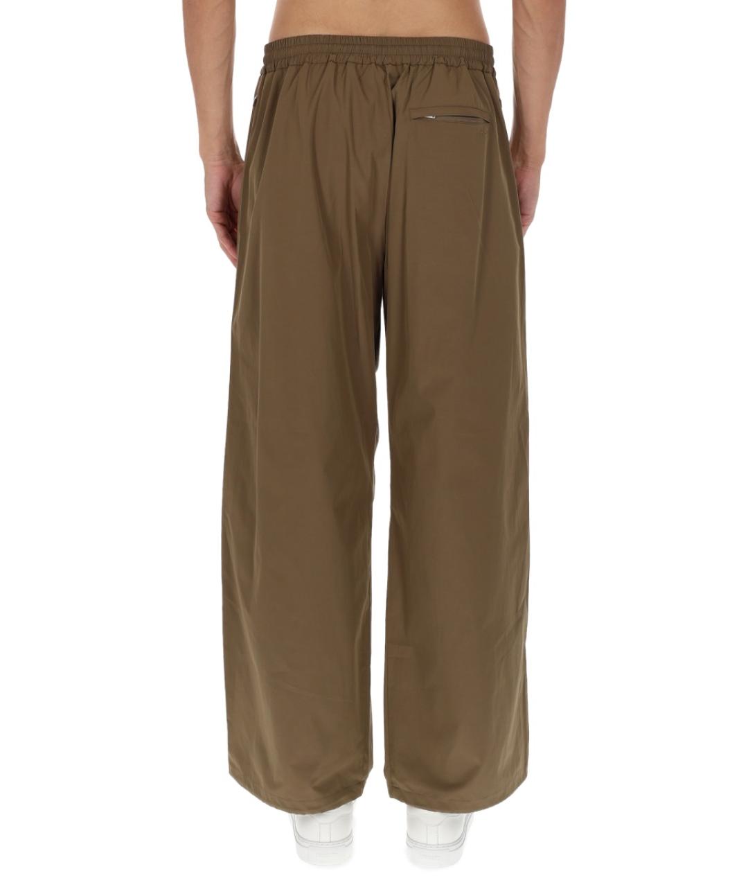 A.P.C. Коричневые полиэстеровые повседневные брюки, фото 2