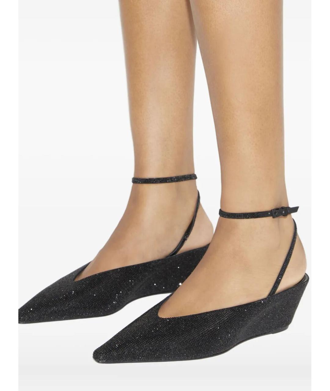 TORY BURCH Черные кожаные туфли, фото 5