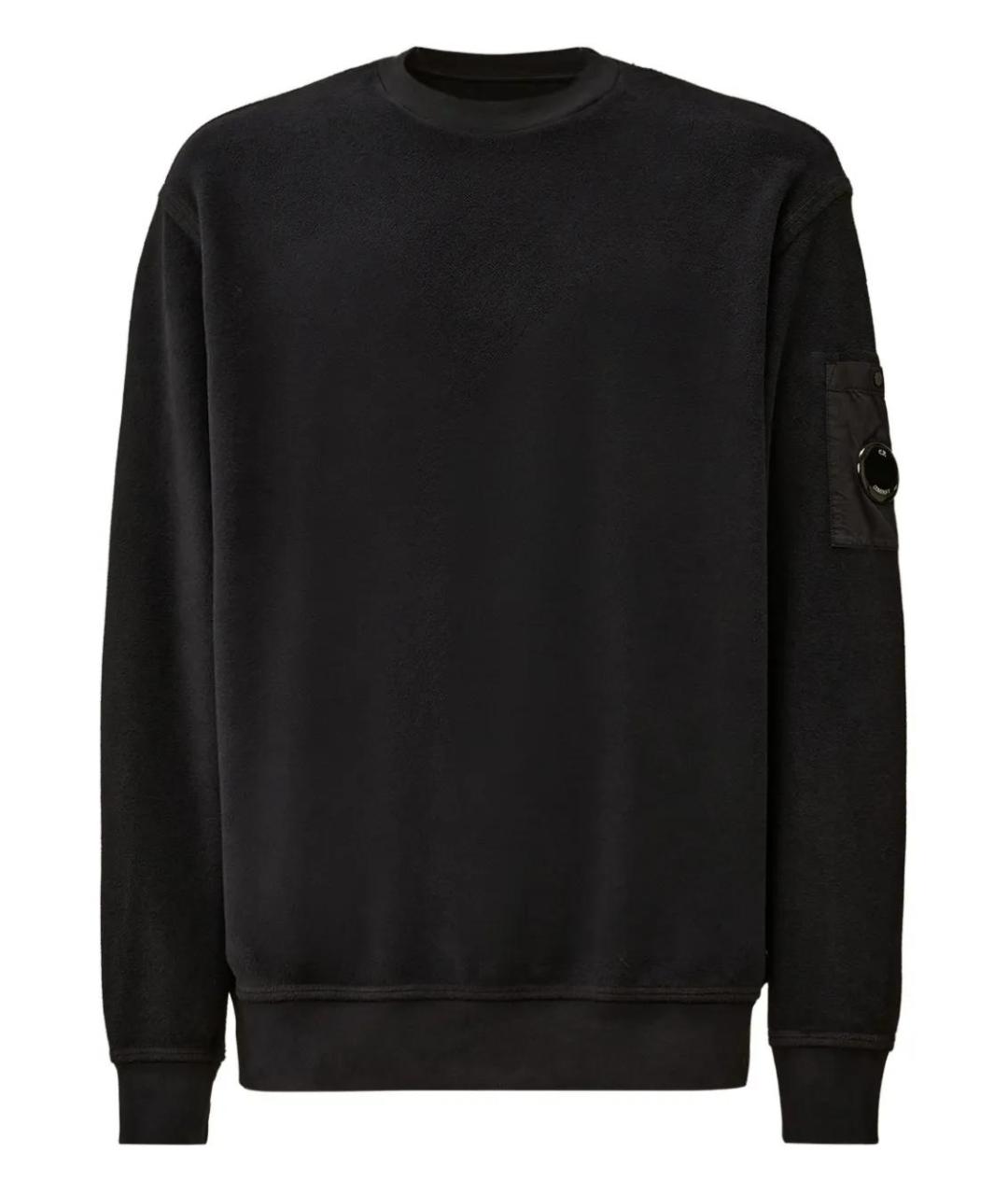 CP COMPANY Черный хлопковый джемпер / свитер, фото 1