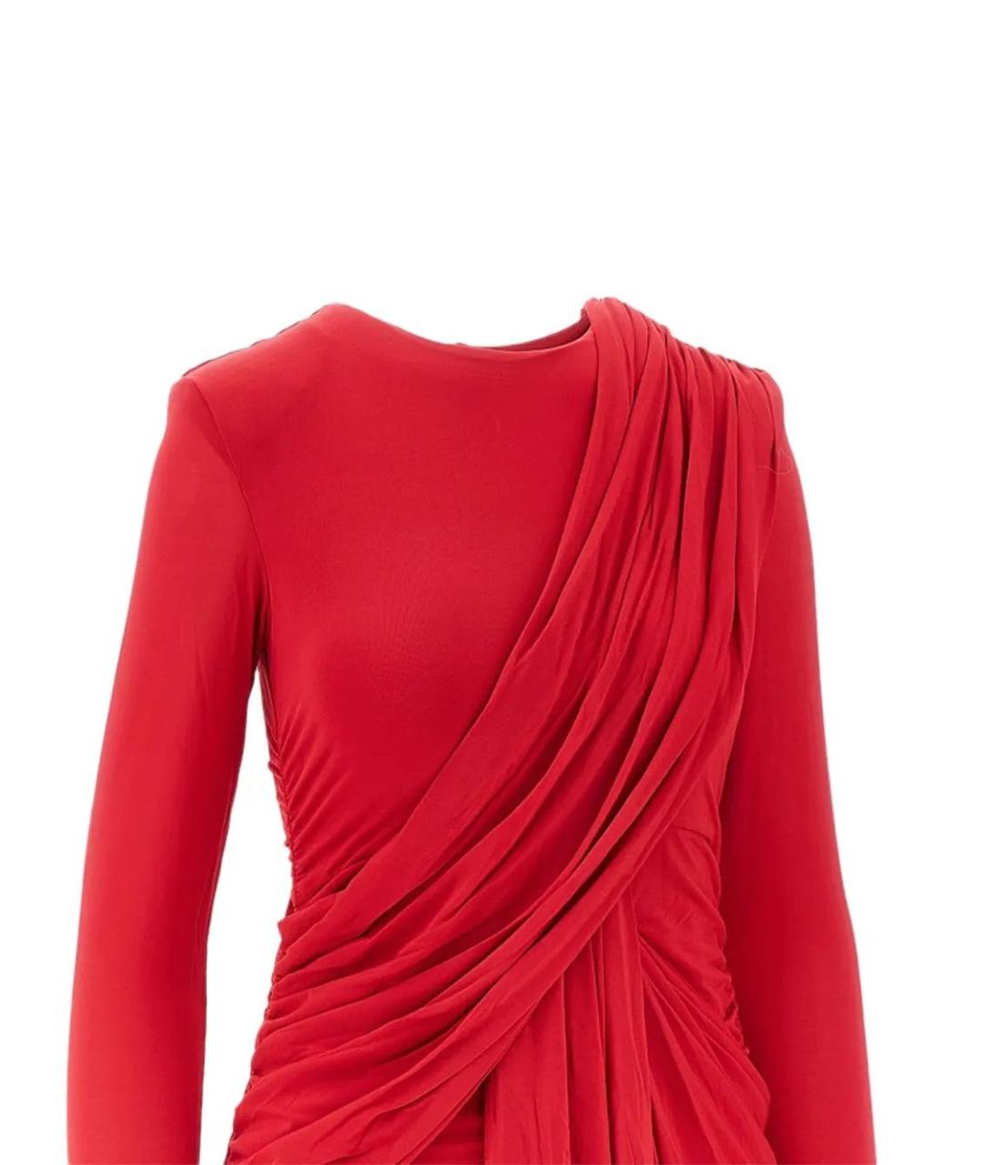 ISABEL MARANT Красное вискозное вечернее платье, фото 2