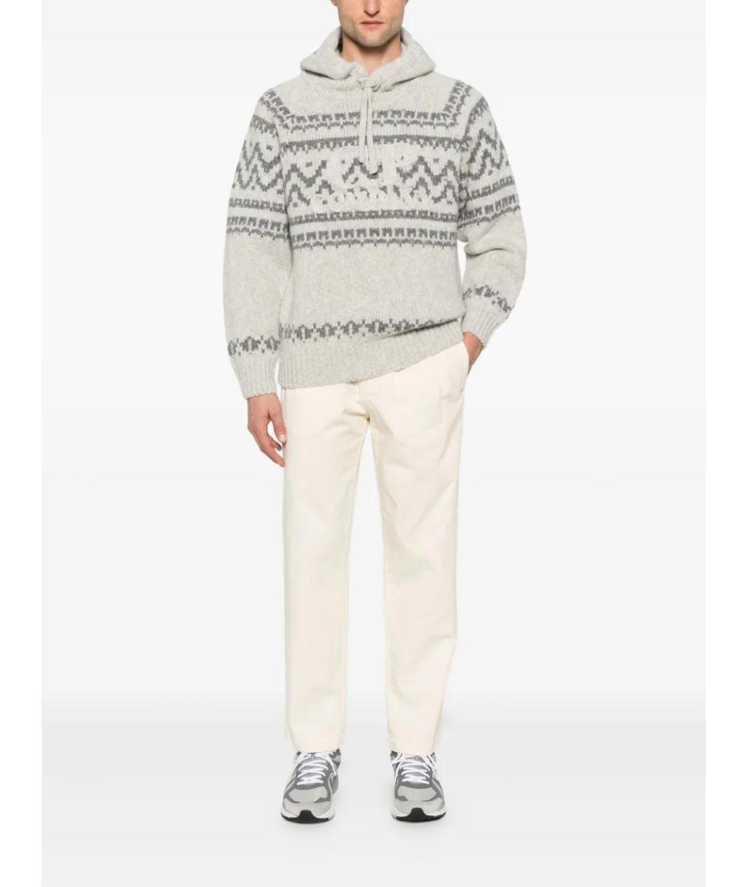 CP COMPANY Бежевые хлопковые повседневные брюки, фото 2