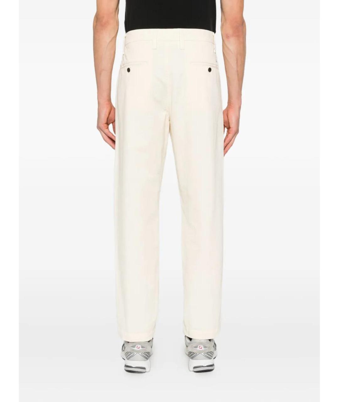 CP COMPANY Бежевые хлопковые повседневные брюки, фото 4