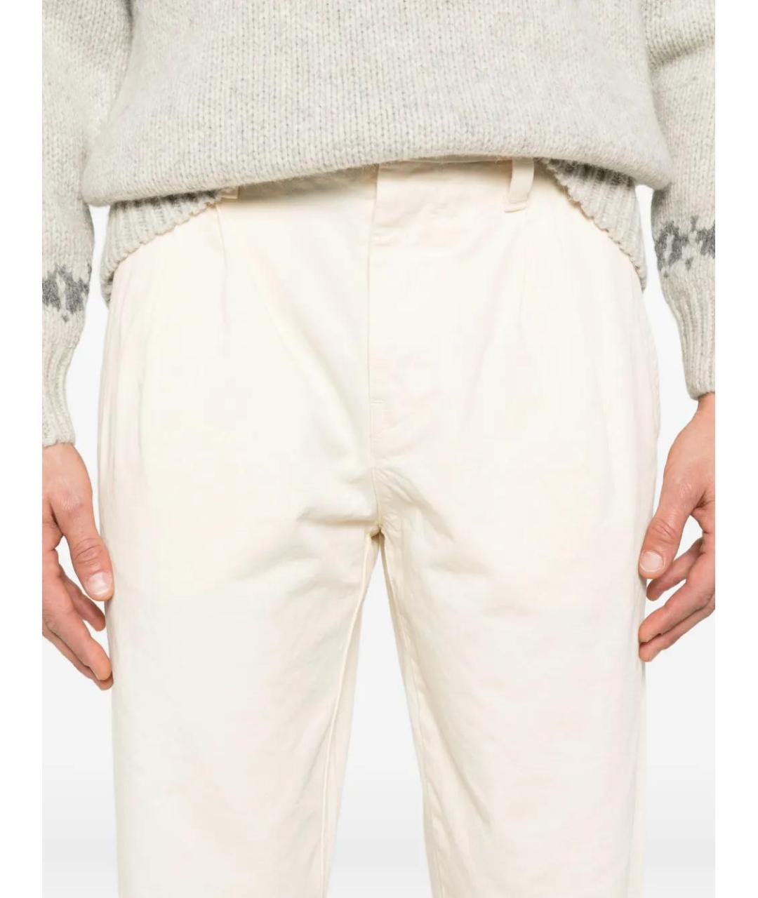 CP COMPANY Бежевые хлопковые повседневные брюки, фото 5