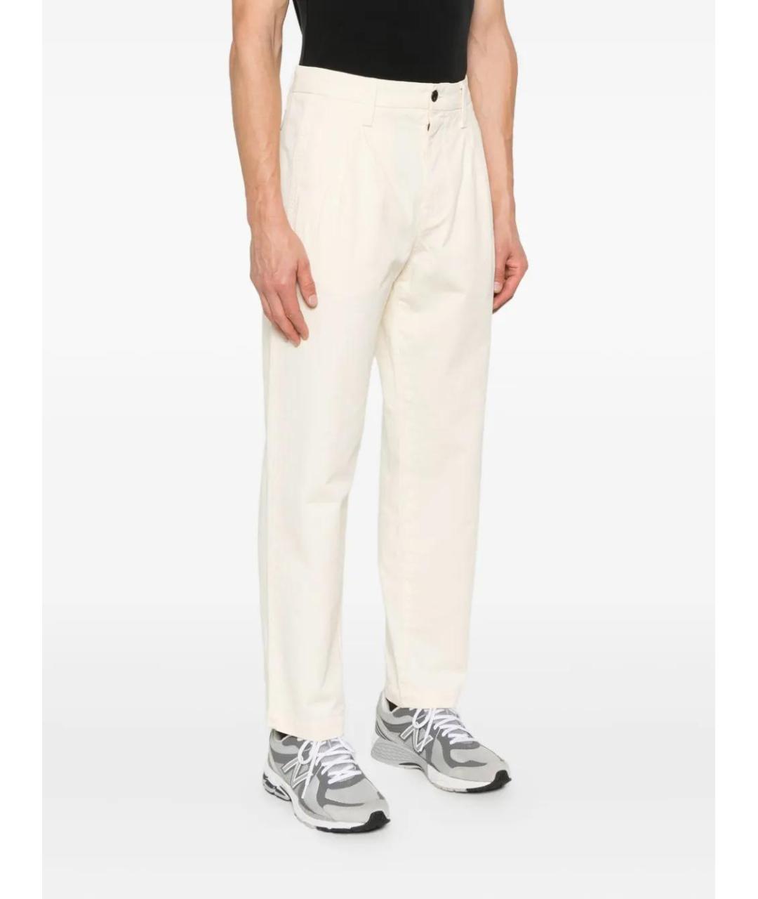 CP COMPANY Бежевые хлопковые повседневные брюки, фото 3