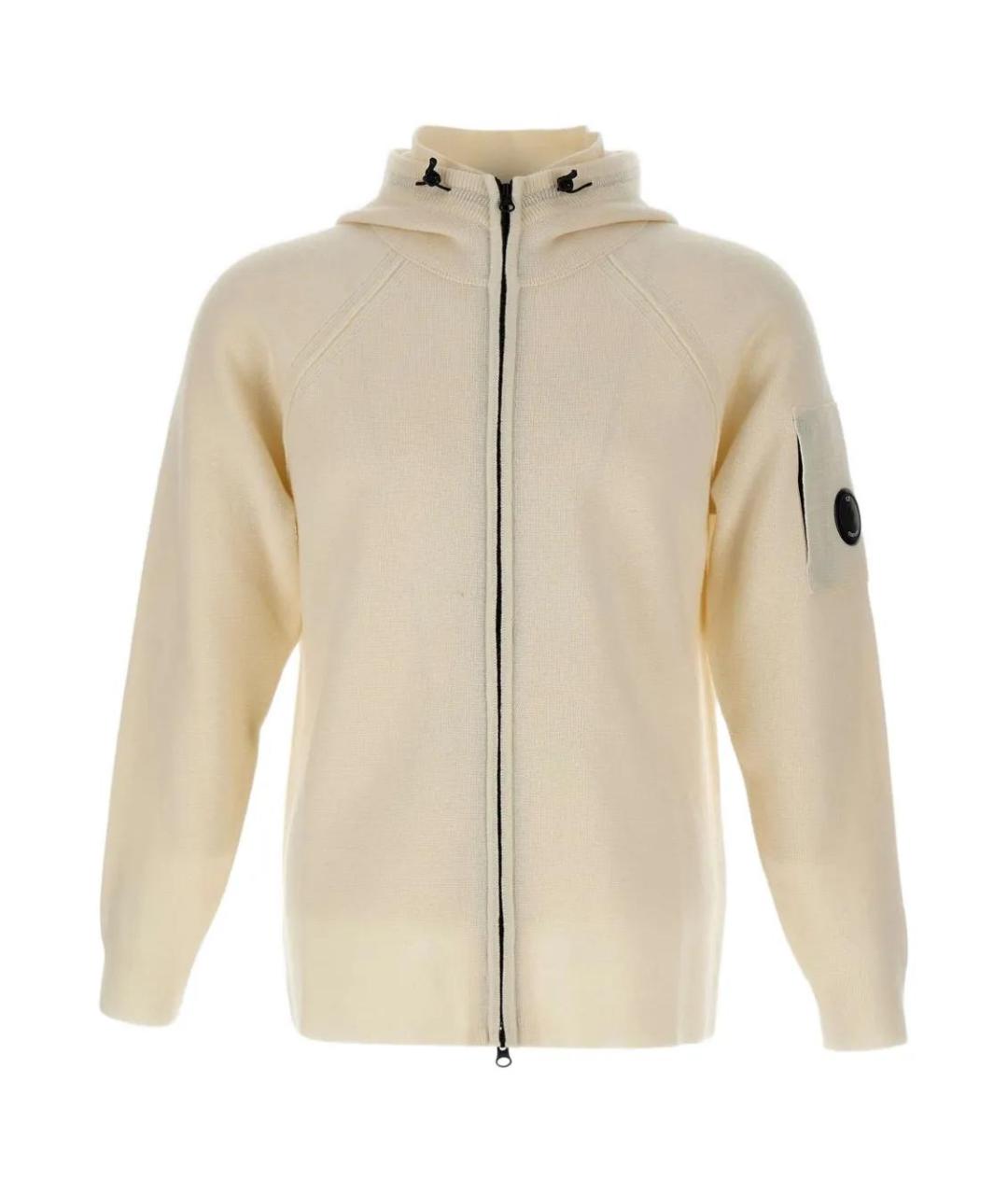 CP COMPANY Бежевый шерстяной кардиган, фото 1