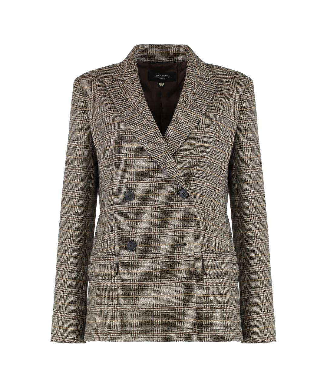 WEEKEND MAX MARA Мульти шерстяной жакет/пиджак, фото 1