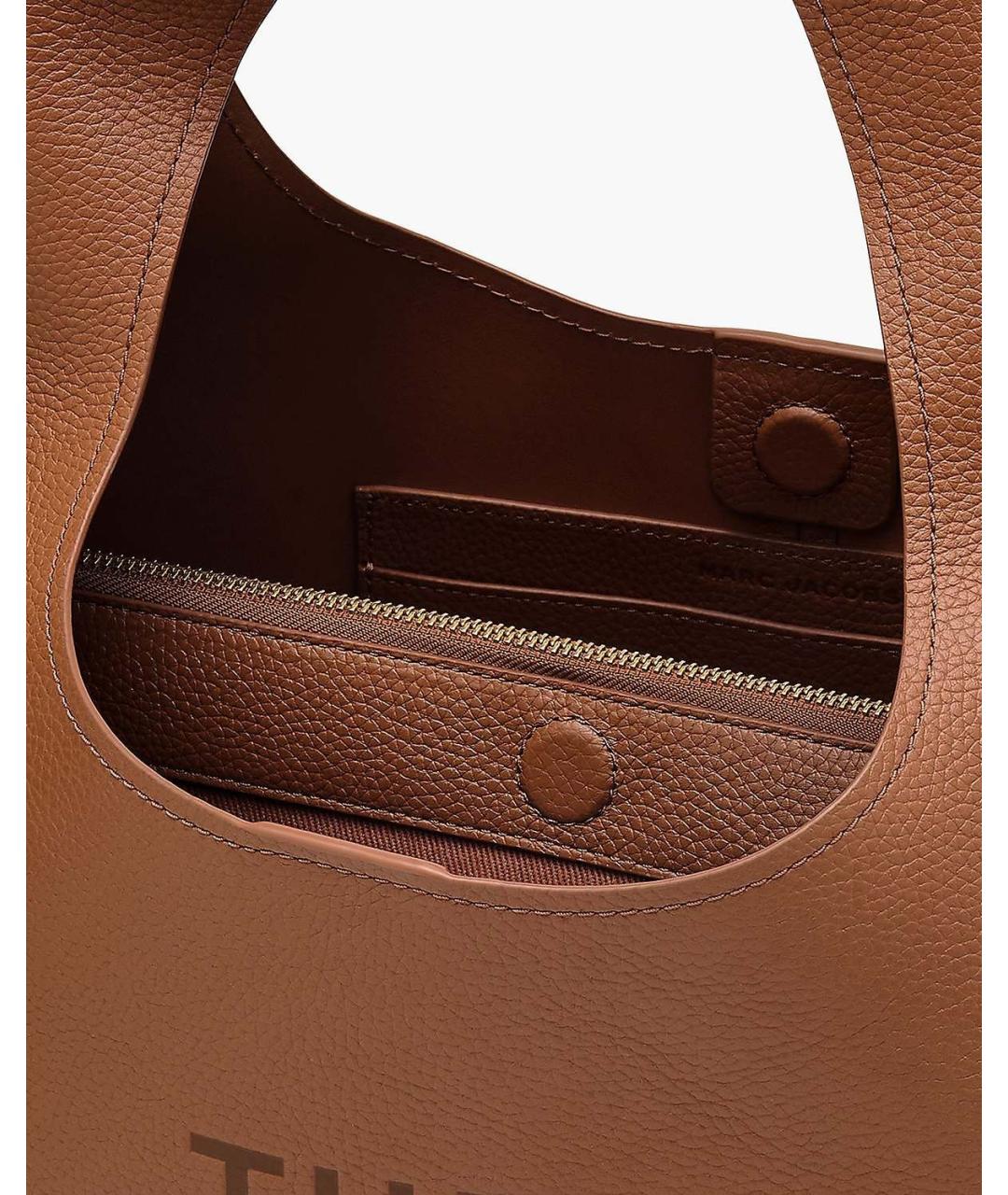 MARC JACOBS Коричневая кожаная сумка через плечо, фото 3