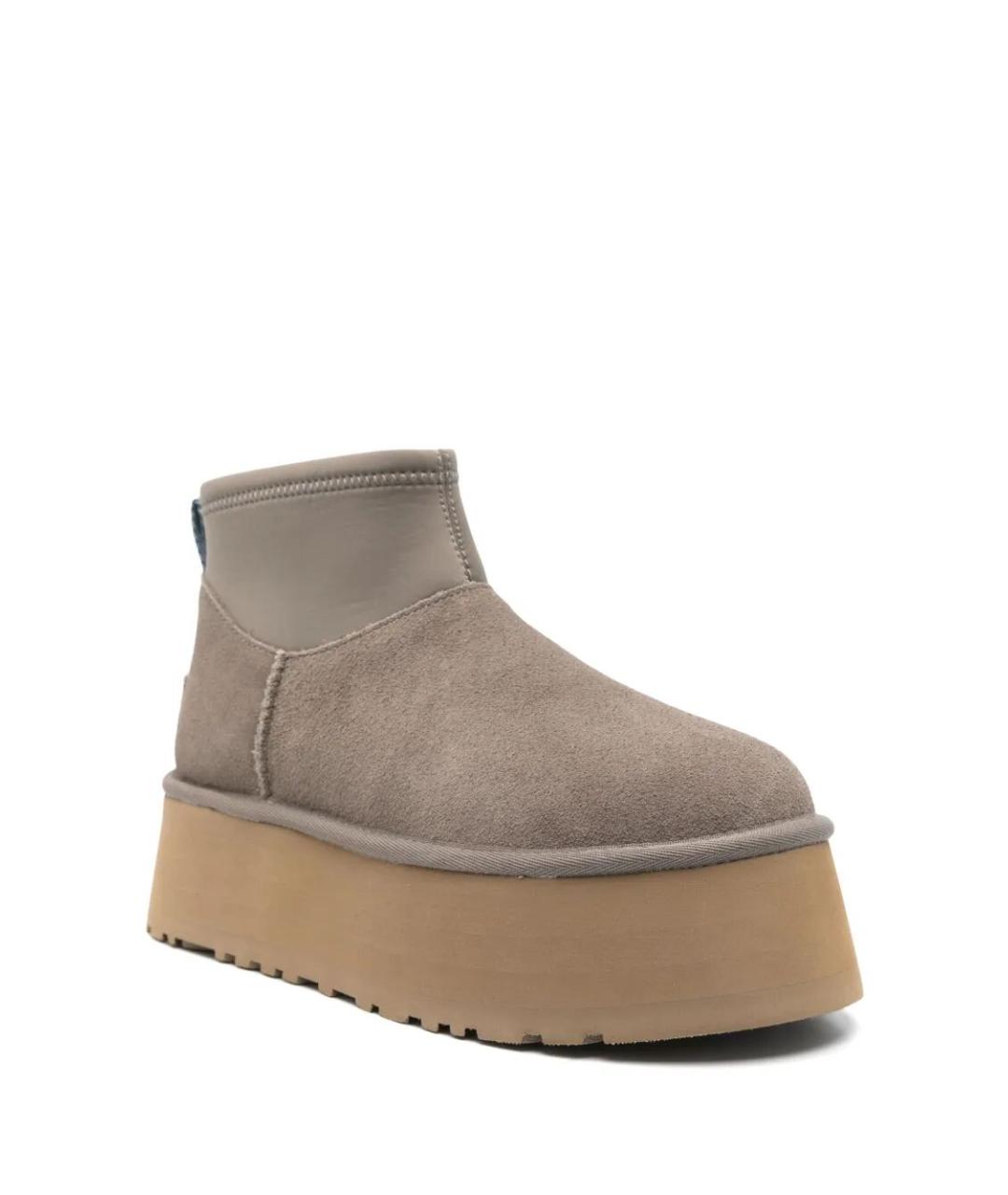 UGG AUSTRALIA Серые замшевые ботинки, фото 4