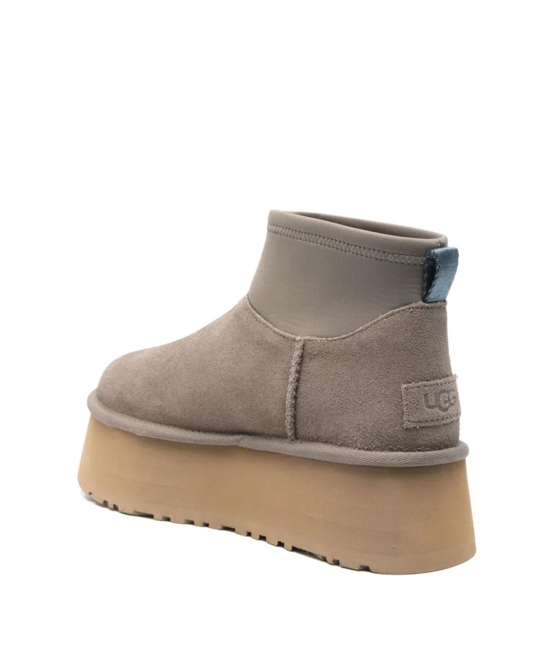 UGG AUSTRALIA Серые замшевые ботинки, фото 3