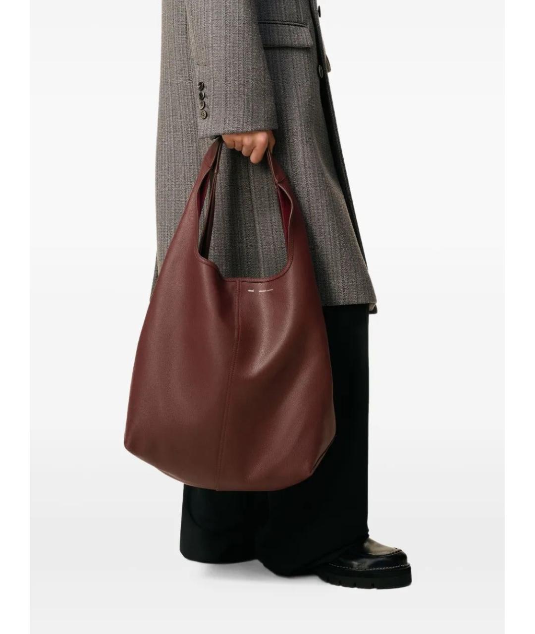 Ami Paris Кожаная сумка тоут, фото 3