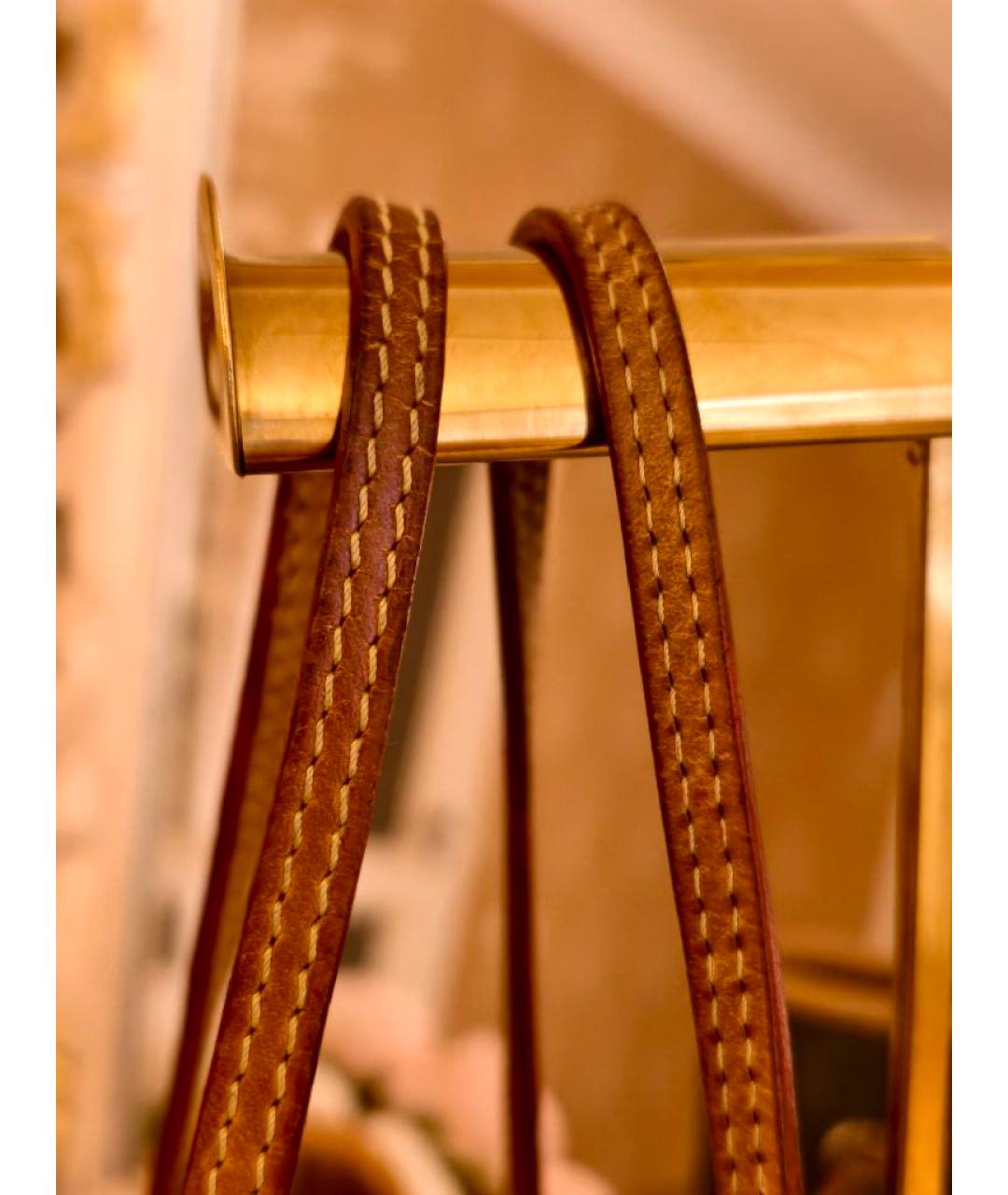 LOUIS VUITTON Коричневая сумка с короткими ручками, фото 7