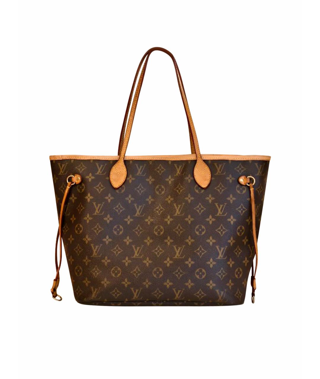 LOUIS VUITTON Коричневая сумка с короткими ручками, фото 1