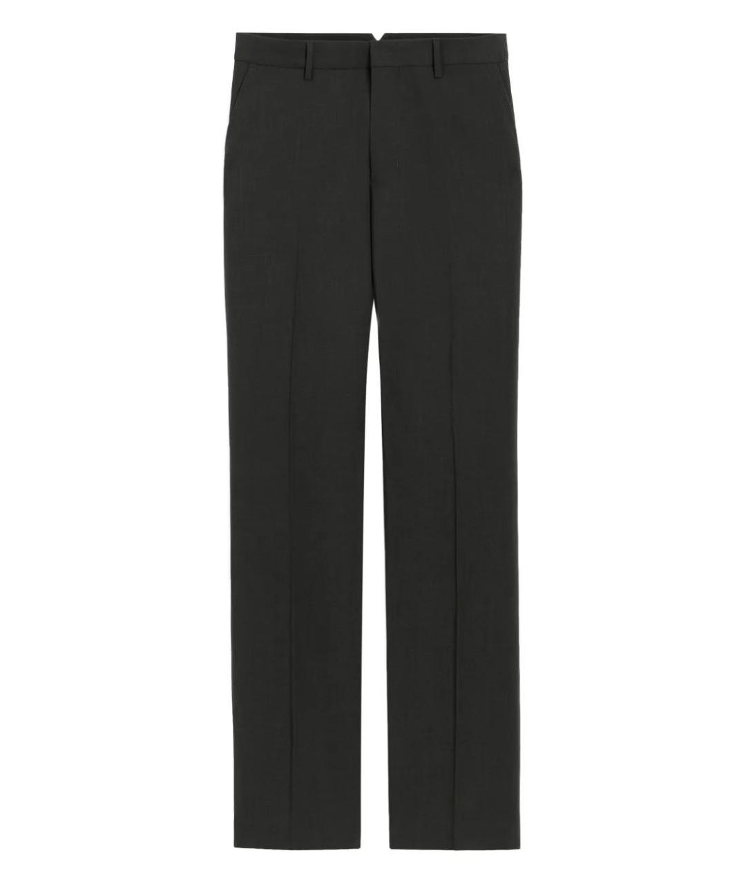 Ami Paris Черные шерстяные классические брюки, фото 1