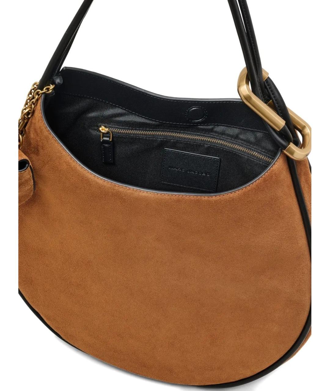 MARC JACOBS Коричневая кожаная сумка через плечо, фото 3