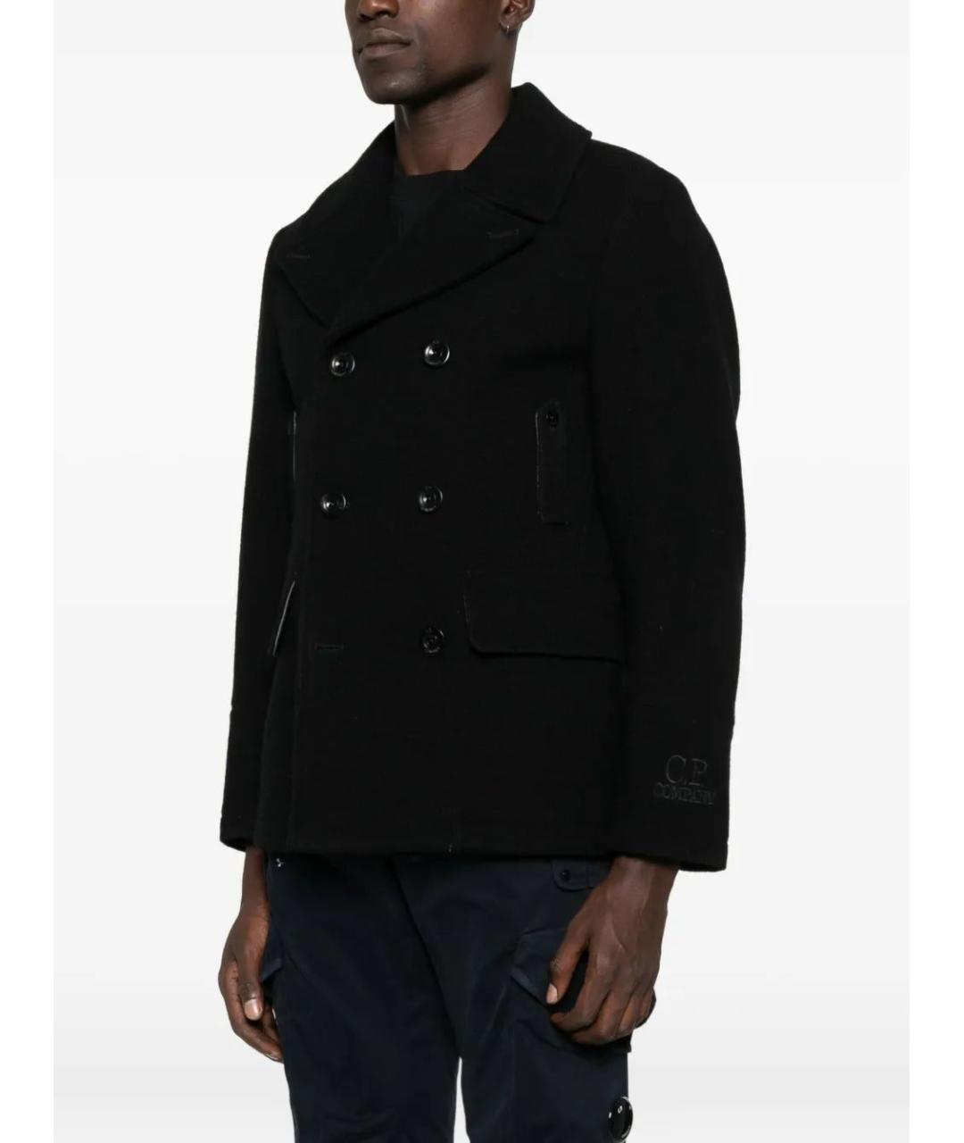 CP COMPANY Черный шерстяной пиджак, фото 3