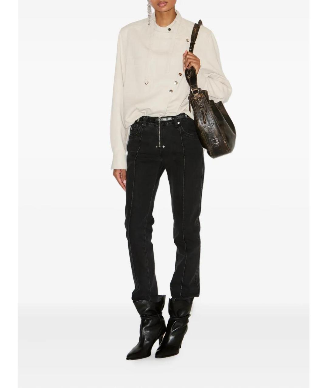 ISABEL MARANT Бежевая хлопковая рубашка, фото 2