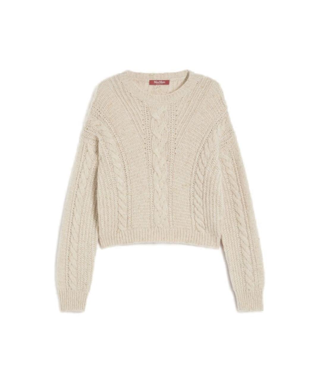 MAX MARA STUDIO Бежевый джемпер / свитер, фото 1