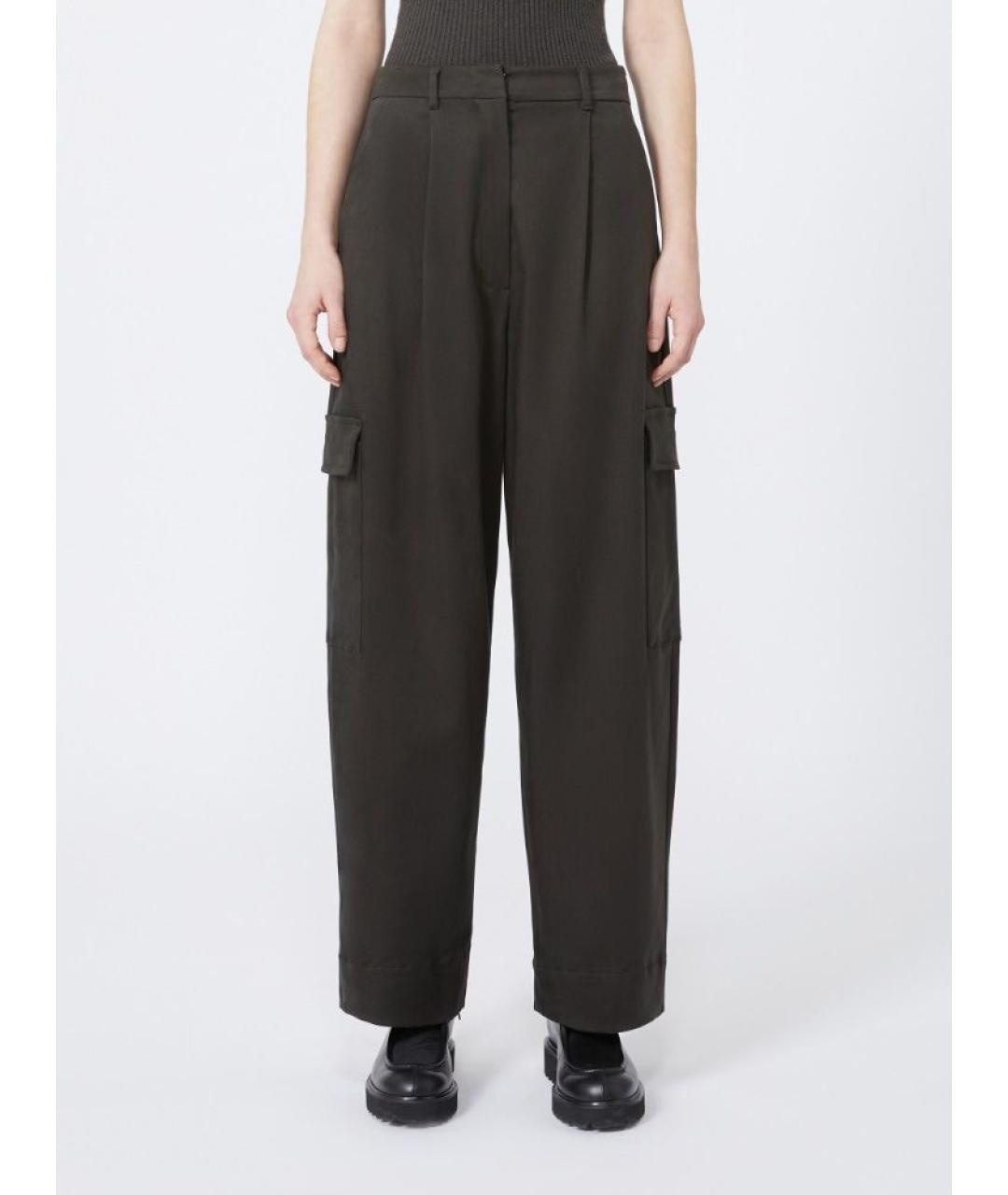 'S MAX MARA Зеленые прямые брюки, фото 2