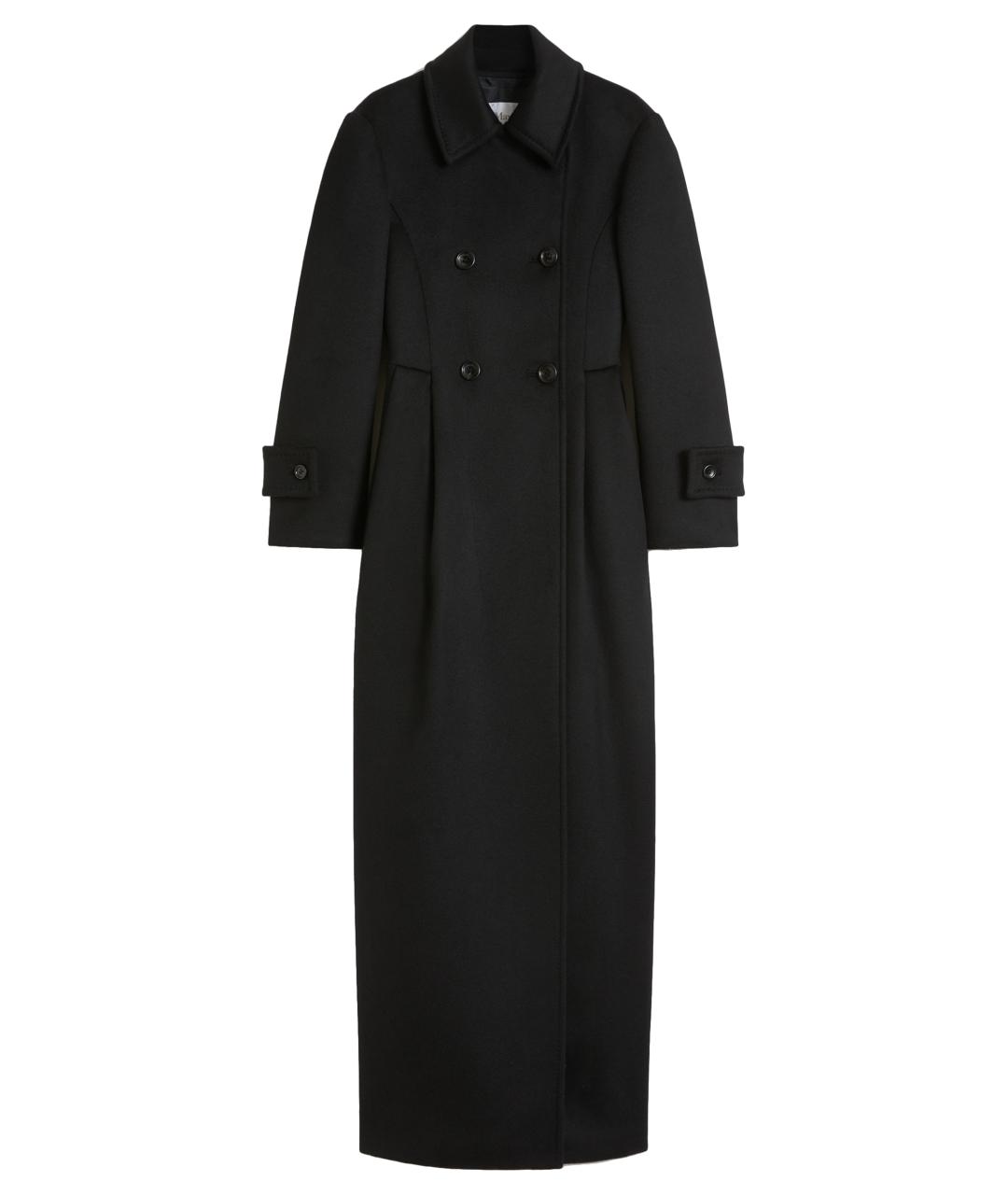 MAX MARA Черное шерстяное пальто, фото 1