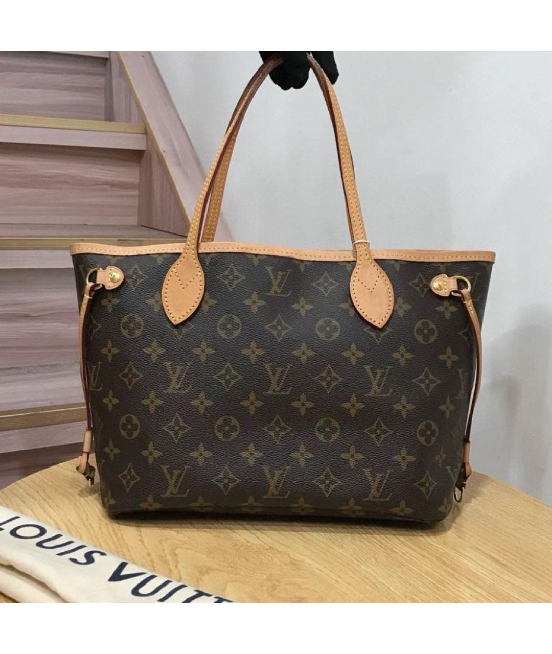 LOUIS VUITTON Коричневая сумка через плечо, фото 4