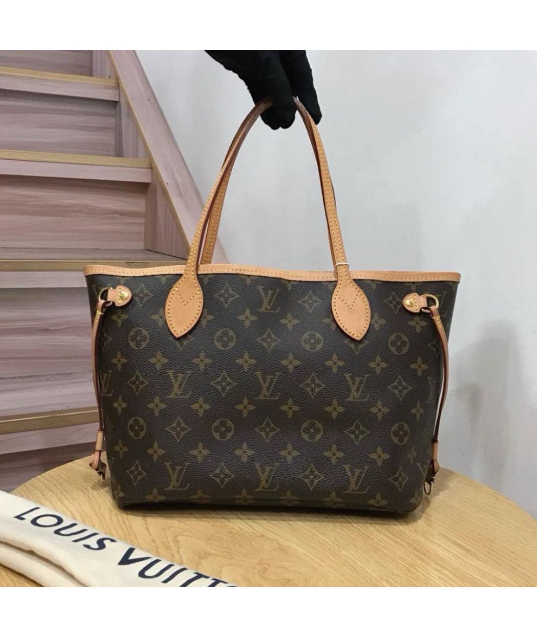 LOUIS VUITTON Коричневая сумка через плечо, фото 2