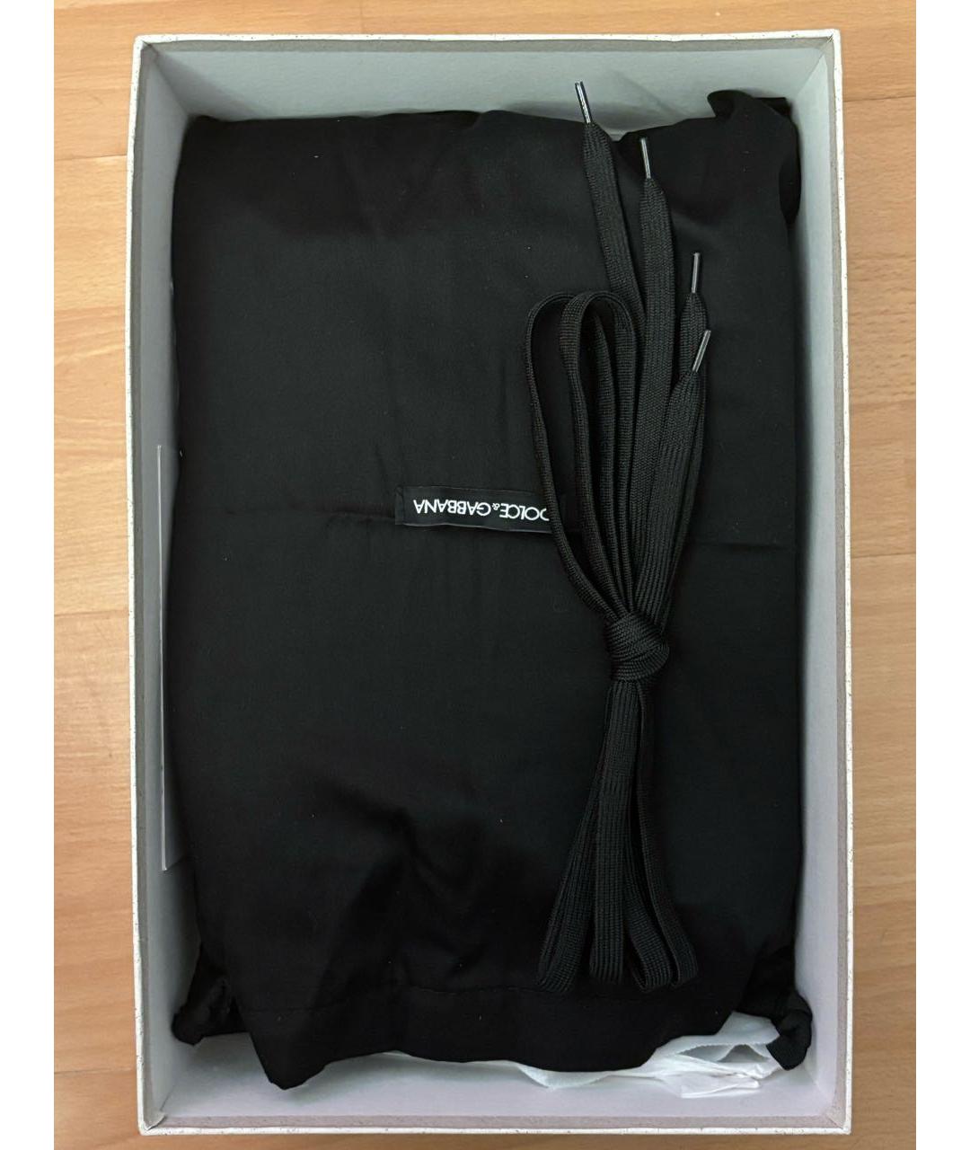 DOLCE&GABBANA Мульти кожаные низкие кроссовки / кеды, фото 6