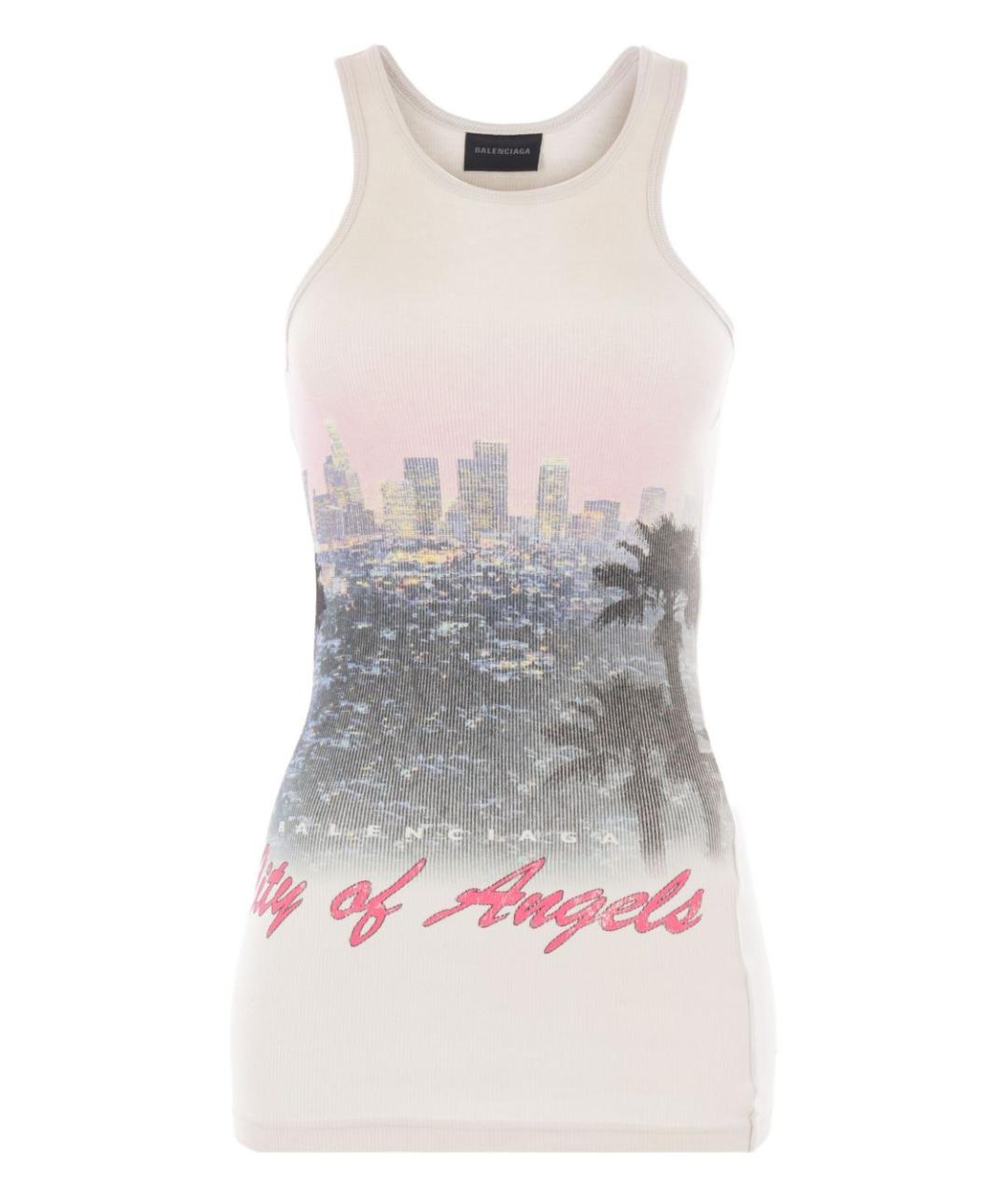 BALENCIAGA Мульти хлопковая майка, фото 1