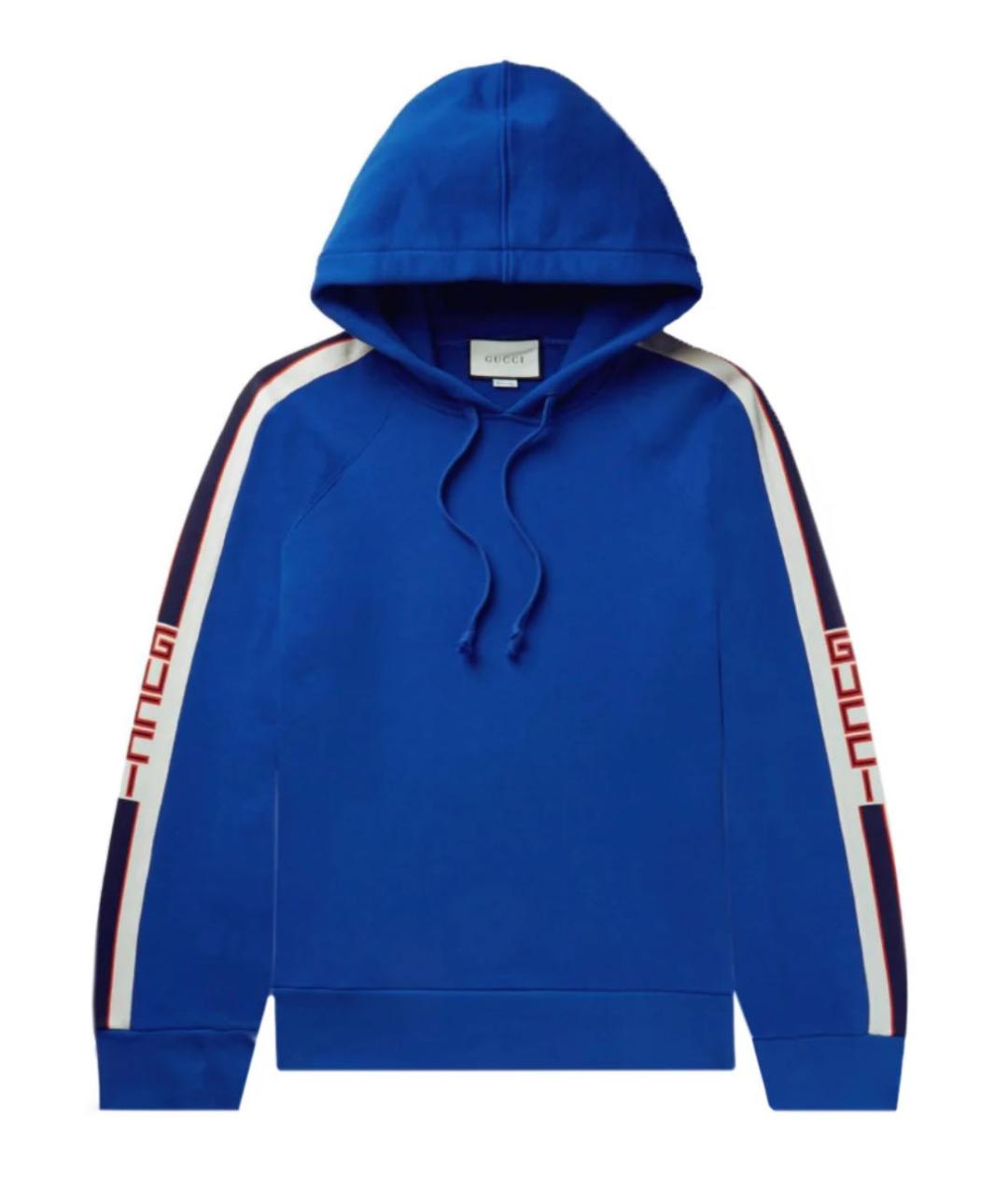 GUCCI Синий хлопковый спортивные костюмы, фото 5