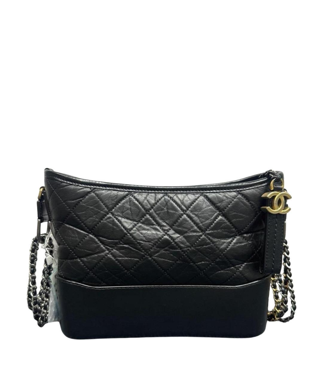 CHANEL Черная кожаная сумка через плечо, фото 1