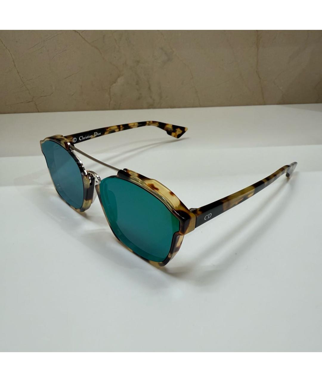 CHRISTIAN DIOR Мульти пластиковые солнцезащитные очки, фото 2