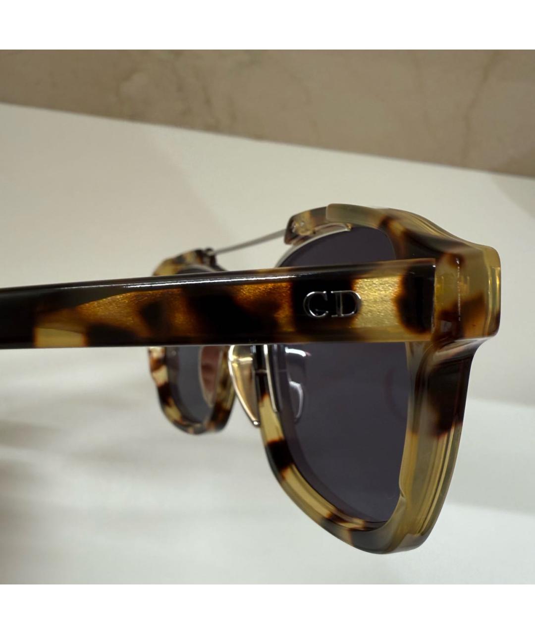 CHRISTIAN DIOR Мульти пластиковые солнцезащитные очки, фото 3