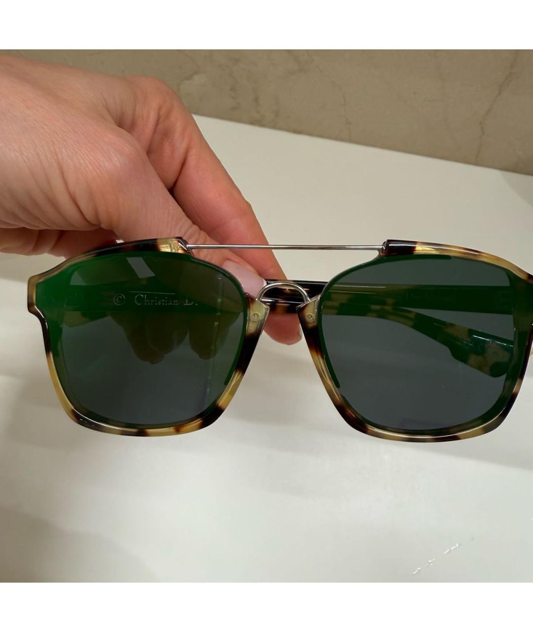 CHRISTIAN DIOR Мульти пластиковые солнцезащитные очки, фото 5