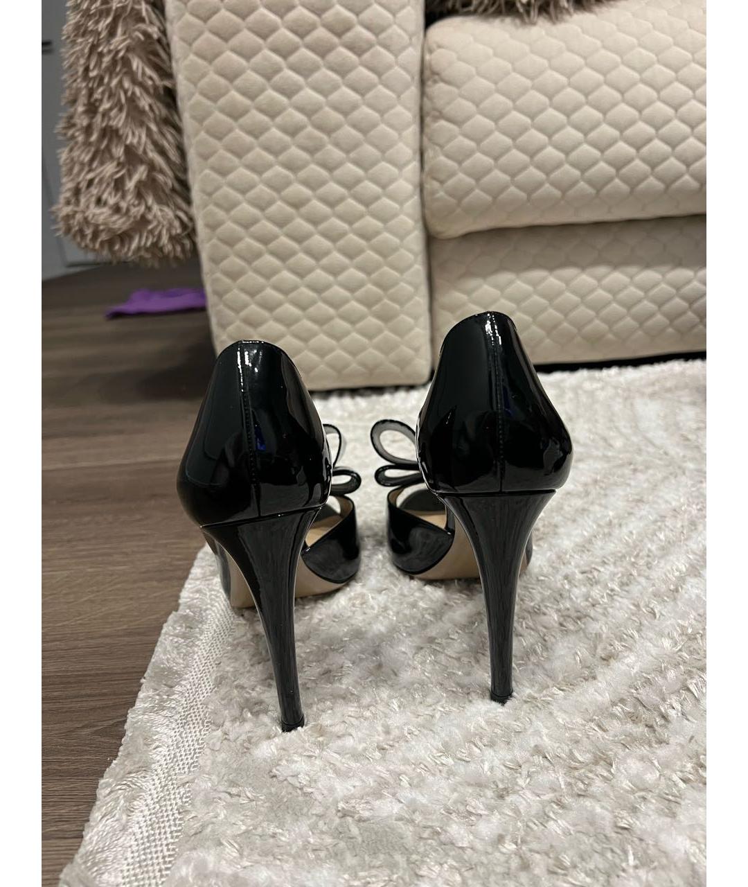 VALENTINO Черные туфли из лакированной кожи, фото 3