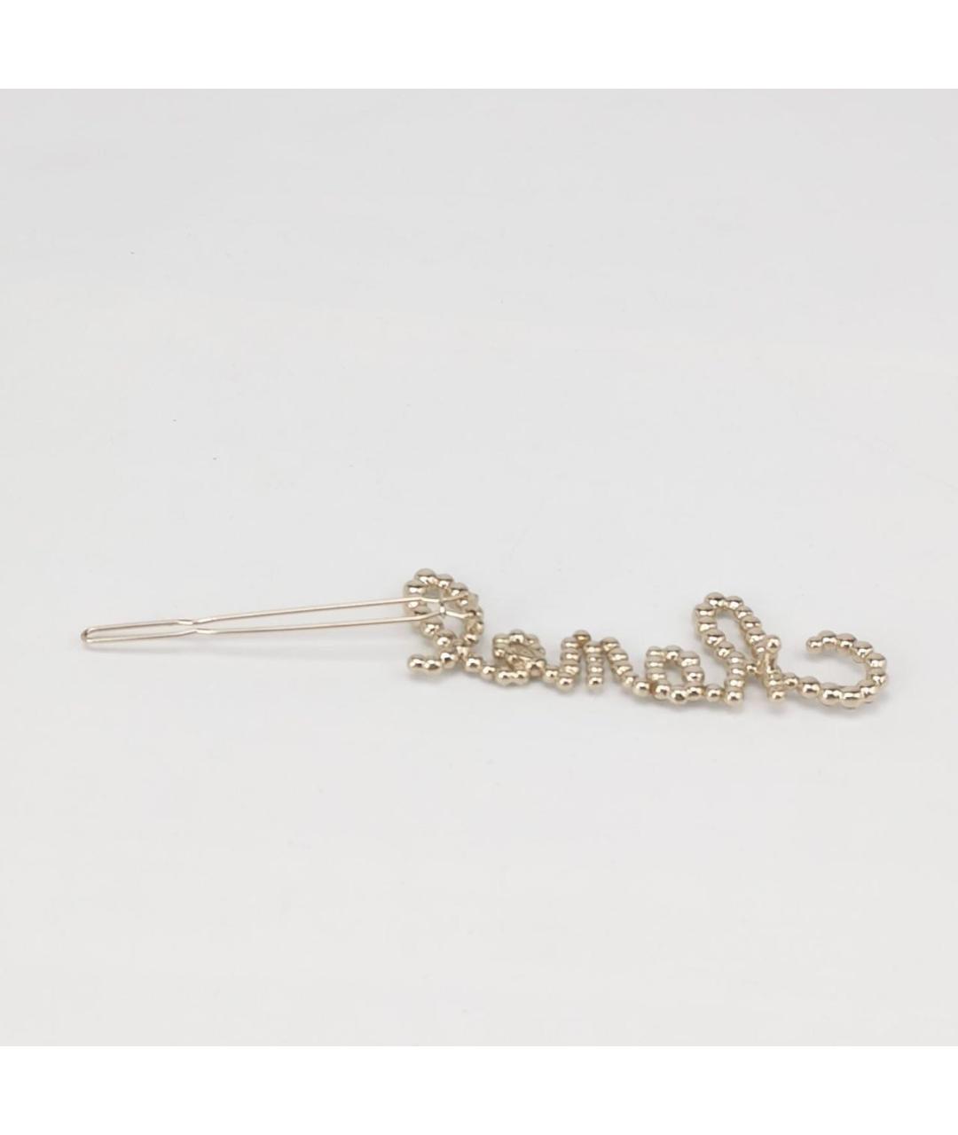 CHANEL Серебряная металлическая булавка / брошь, фото 2