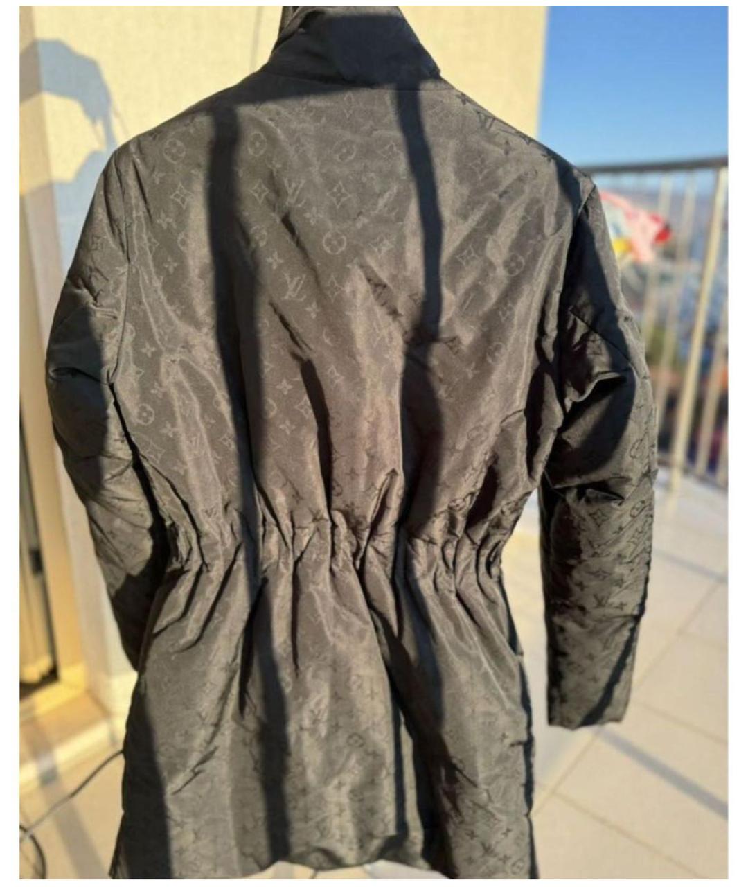 LOUIS VUITTON Черная шелковая куртка, фото 2