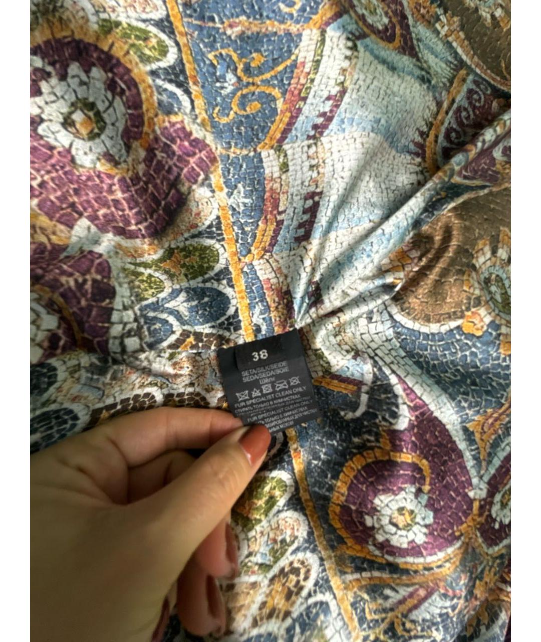 RINDI Фиолетовая меховая шуба, фото 6