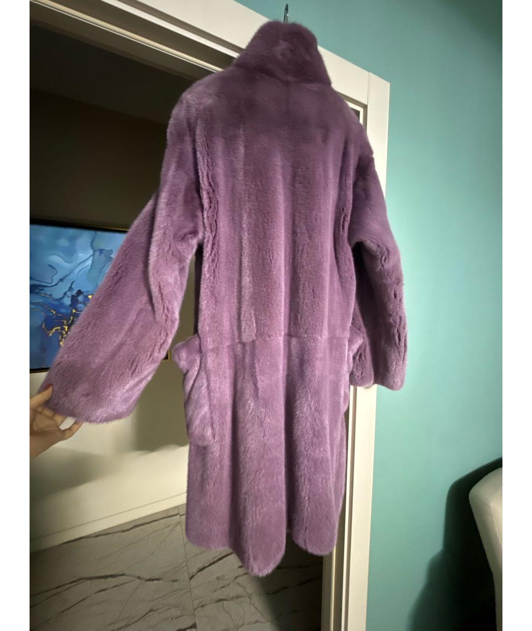 RINDI Фиолетовая меховая шуба, фото 2