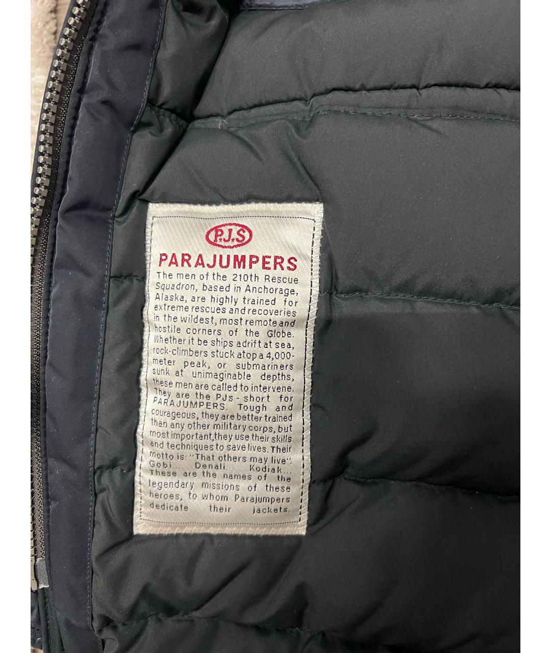 PARAJUMPERS Темно-синяя полиэстеровая парка, фото 6