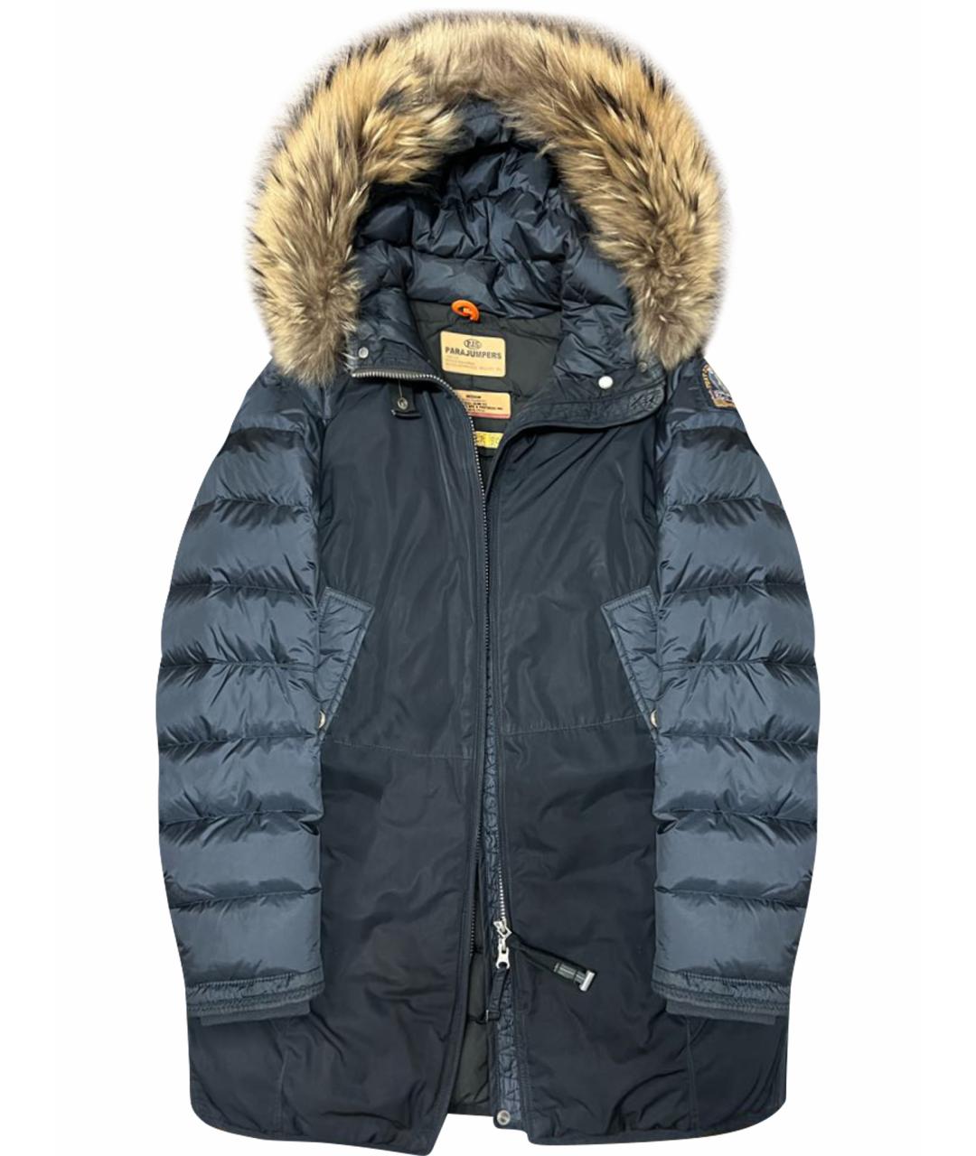 PARAJUMPERS Темно-синяя полиэстеровая парка, фото 1