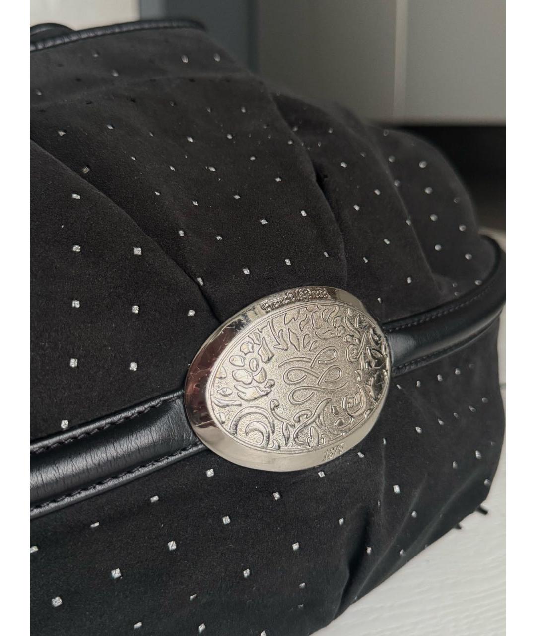 LANCEL Черная кожаная сумка через плечо, фото 7