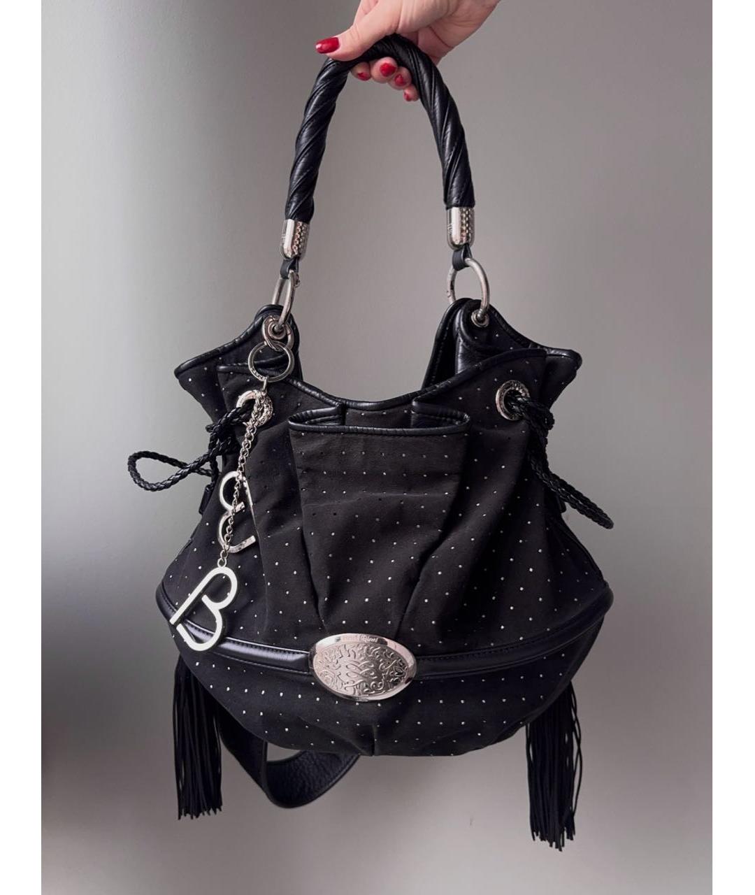 LANCEL Черная кожаная сумка через плечо, фото 8