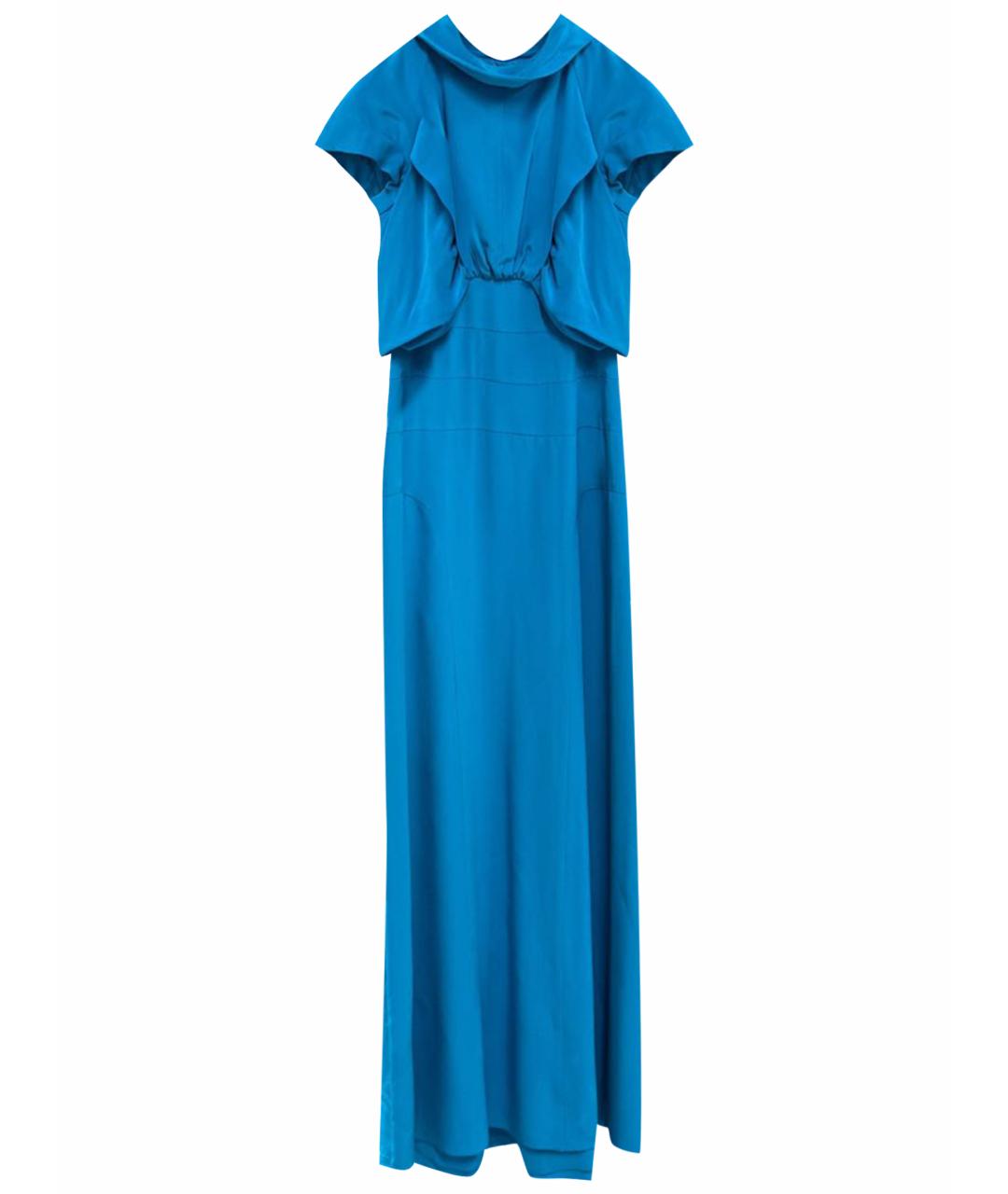 CHANEL Голубое повседневное платье, фото 1