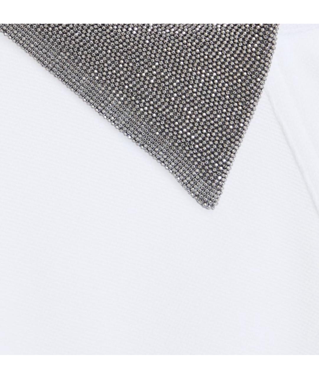 BRUNELLO CUCINELLI Белая хлопковая майка, фото 3