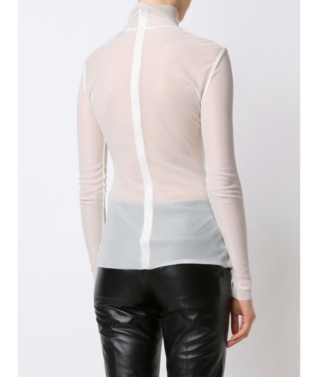 LOEWE Белая полиамидовая блузы, фото 3