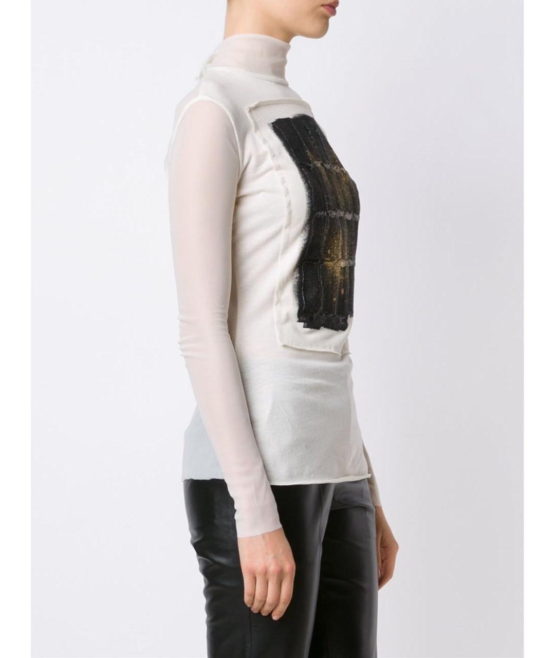 LOEWE Белая полиамидовая блузы, фото 5