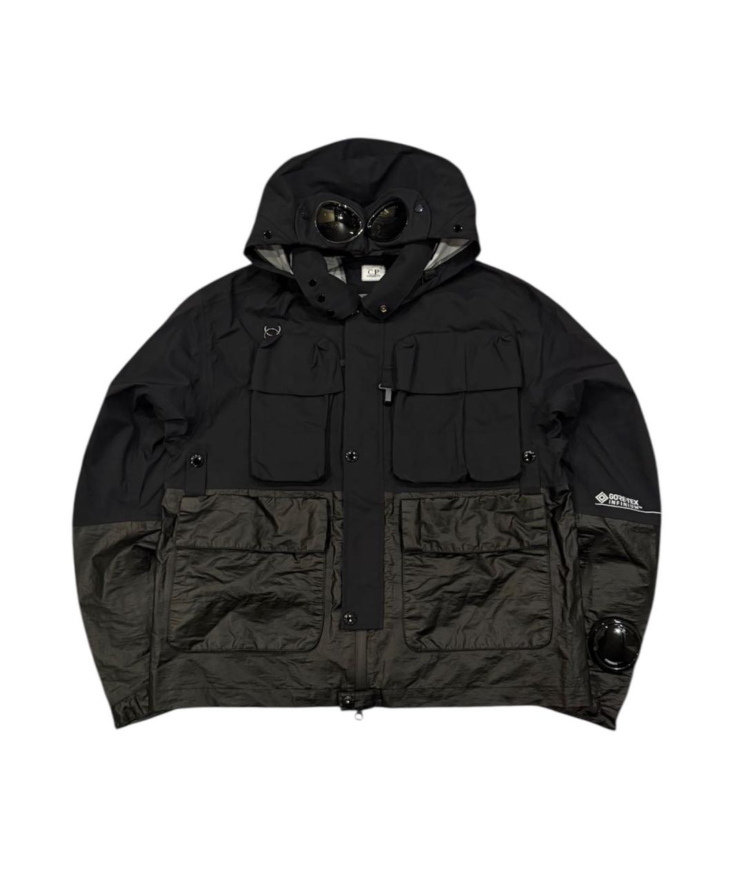 CP COMPANY Черная полиамидовая куртка, фото 1