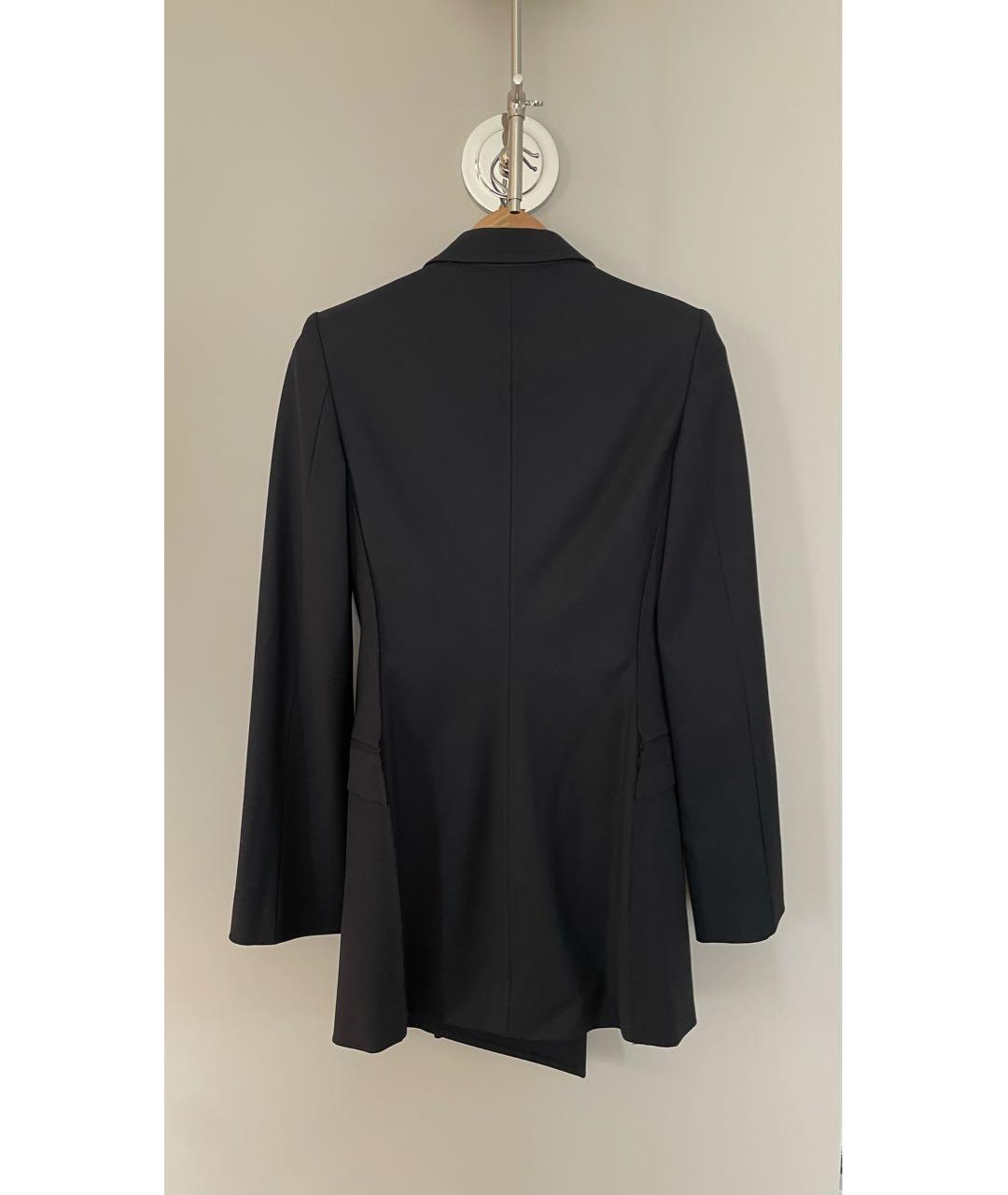 HELMUT LANG Черный шерстяной жакет/пиджак, фото 2